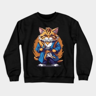 Fighting cat Crewneck Sweatshirt